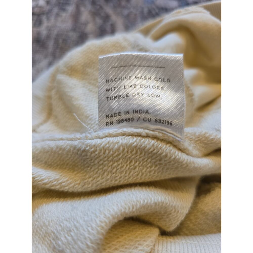 Pact Organic Cotton Jogger Sweatpants Stone Cream Beige Lounge Athleisure L - Picture 9 of 10